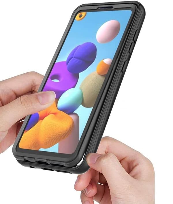 Tech-Protect Defense360 Galaxy A21s - Sort Black