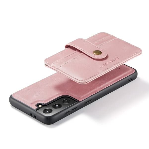 JEEHOOD Detachable Mobilskal Samsung Galaxy S21+ 5G Rosa