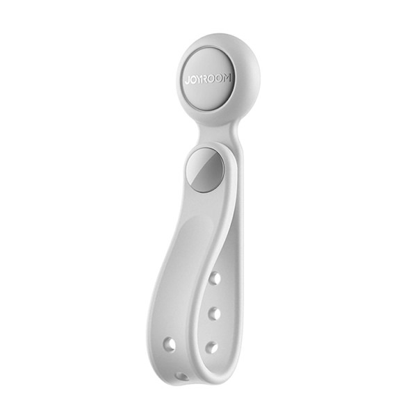 [6-Pack] Joyroom Silikon Magnetiska Kabelband - Vit