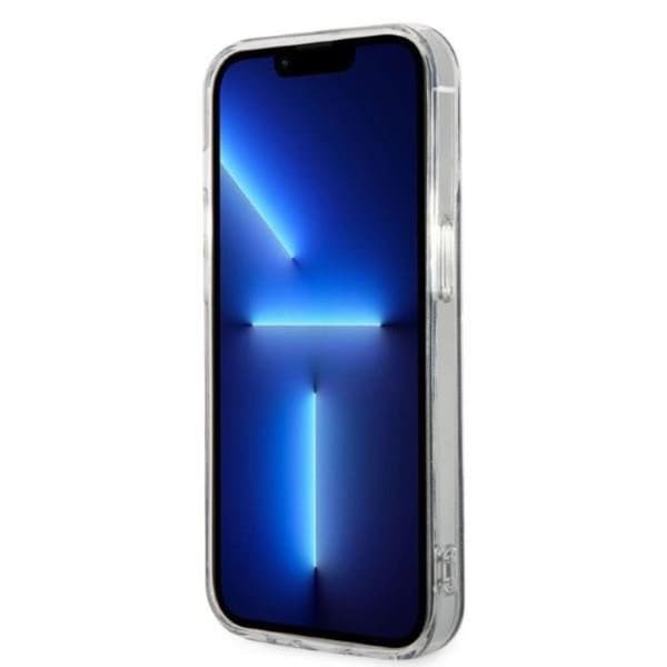 GUESS iPhone 14 Pro Max Magsafe Skal 4G Print + Trådlös Laddare Black