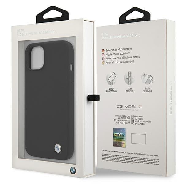 BMW Silicone Signature Cover iPhone 13 Mini - Sort Black