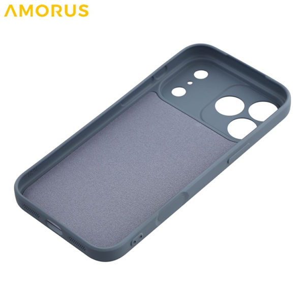 AMORUS Mobilskal till iPhone 17 Pro Max Precise Cutouts - Lavendelgrå Grå