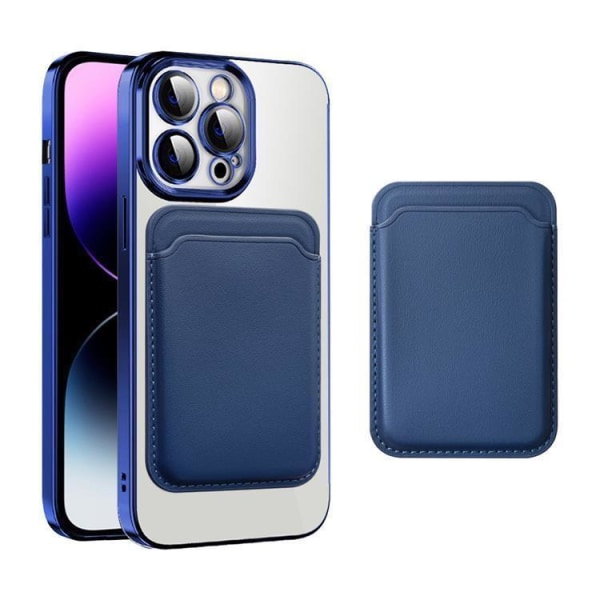 BOOM iPhone 14 Pro Mobilskal Magsafe Korthållare - Sapphire