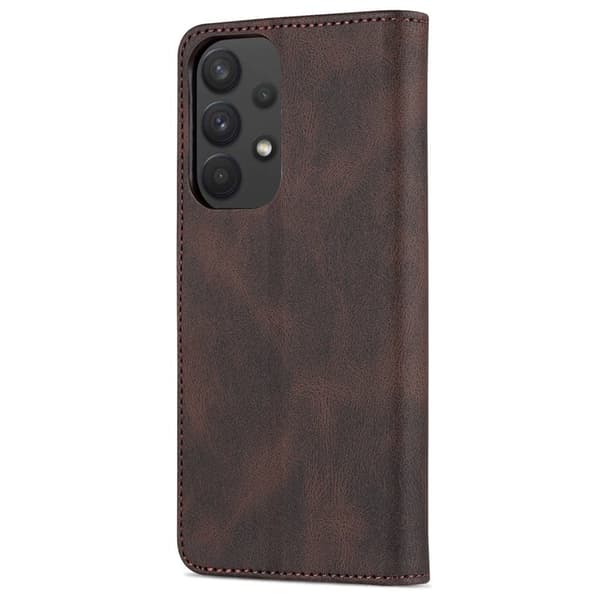 AZNS Samsung Galaxy A33 5G Plånboksfodral i Konstläder - Brun