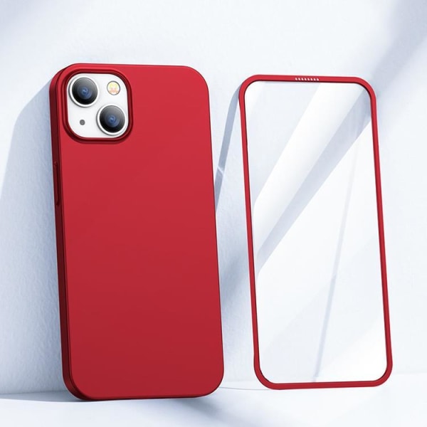 Joyroom iPhone 13 Cover 360 Full - punainen