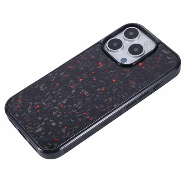 Mobilskal till iPhone 16 Pro Max Aramid Fiber Forged - Röd
