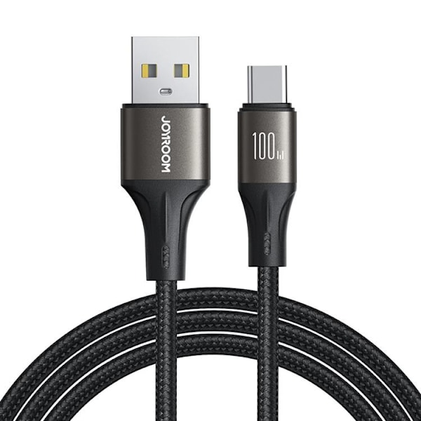 Joyroom USB-C till USB-A kabel Light-Speed 1.2m - Svart Svart