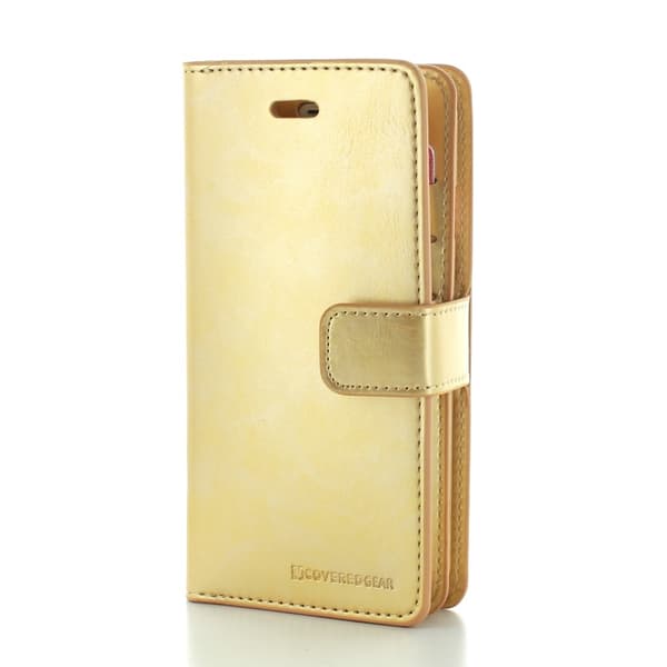 CoveredGear iPhone 6/6S plånboksfodral Liberty - Guld Guld
