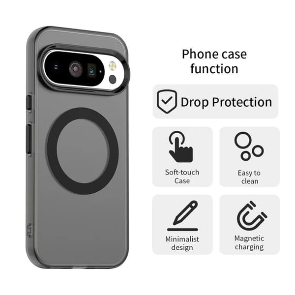 Mobilskal till Google Pixel 10/10 Pro Anti Drop - Svart Svart