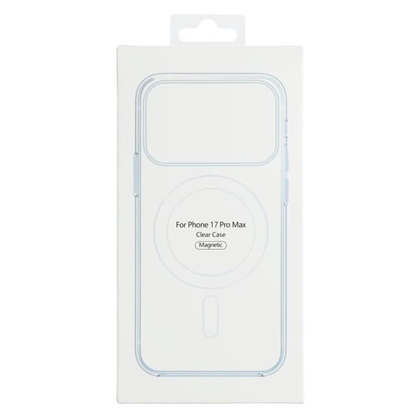Mobilskal till iPhone 17 Pro Max MagSafe TPU Acrylic - Transparent Transparent