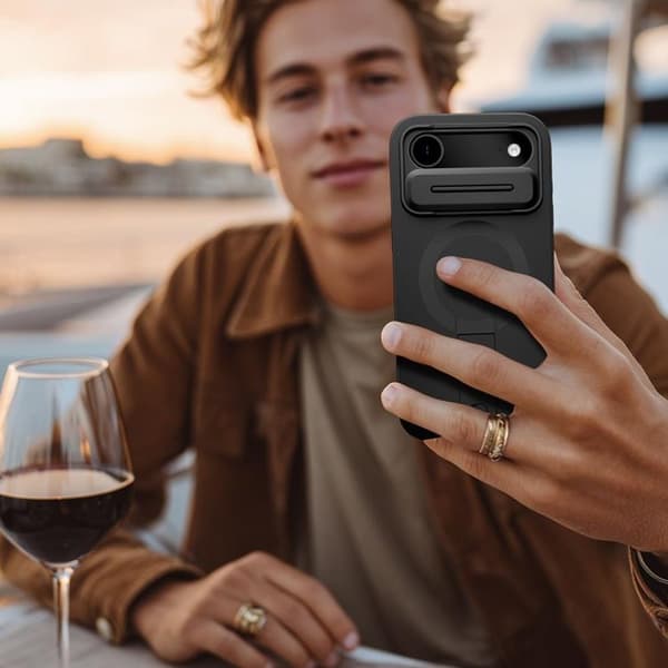 Tech-Protect iPhone Air Magsafe Kevlar Aura Telefontaske - Sort Svart