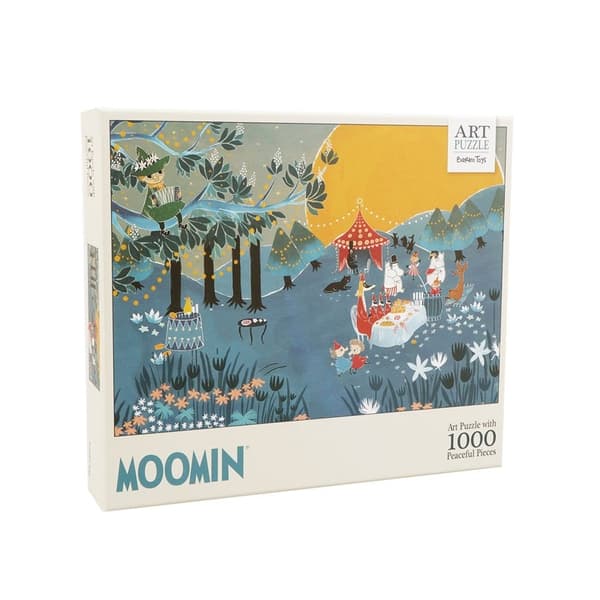 MOOMIN Puslespil 1000 Stk Kunstpuslespil Blå