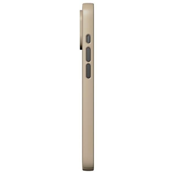 Nudient-telefontaske til iPhone 14 Pro Max MagSafe tynd - Beige