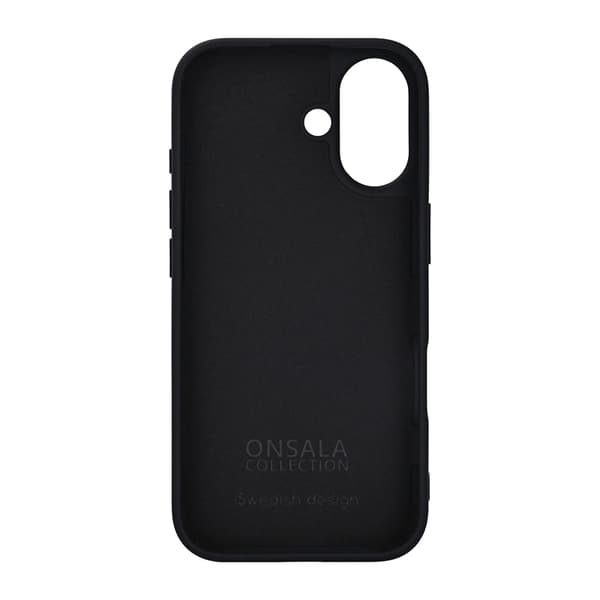 ONSALA iPhone 17 Silikone Etui - Sort Svart