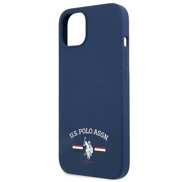 US Polo Silicone Collection Cover iPhone 13 mini - Marineblå Blue