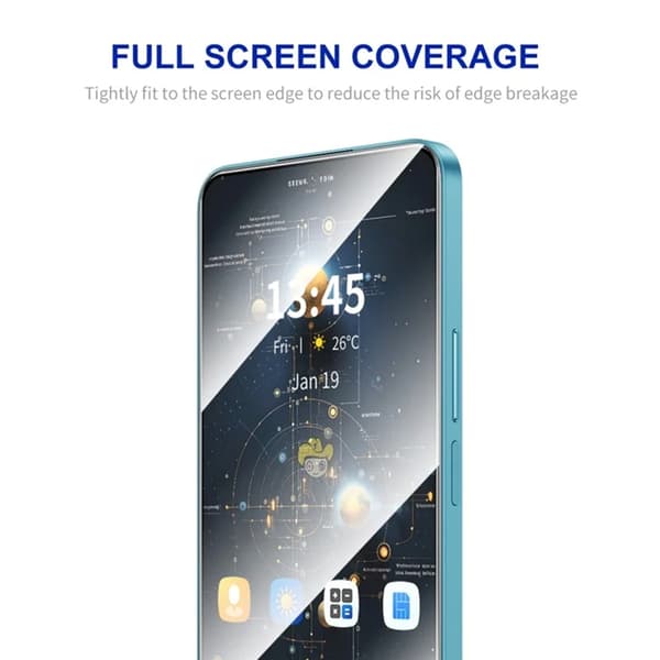 [2-Pack] BOOM Galaxy A36/Galaxy A56 Härdat Glas Skärmskydd Grå