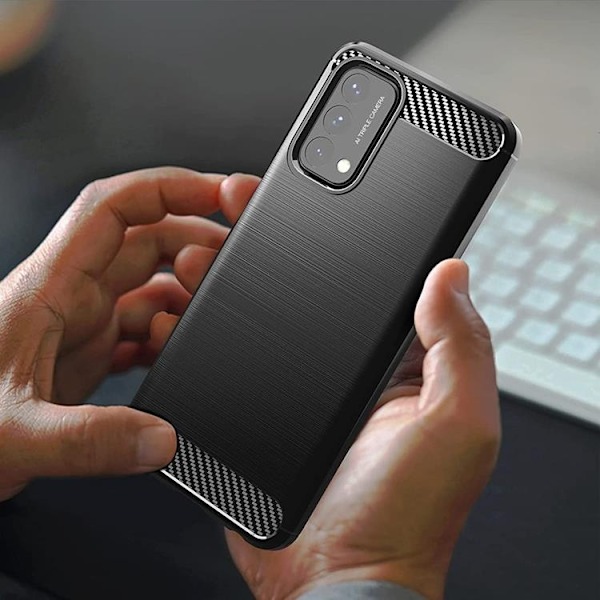 Carbon Flexible Skal OnePlus Nord N200 5G - Svart Svart