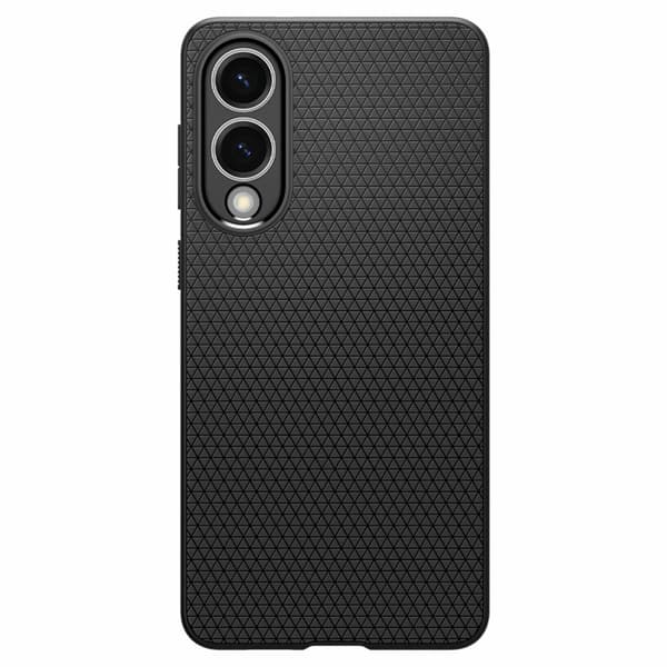 Spigen Telefontaske til Galaxy S25 Edge Liquid Air - Matt Sort Svart