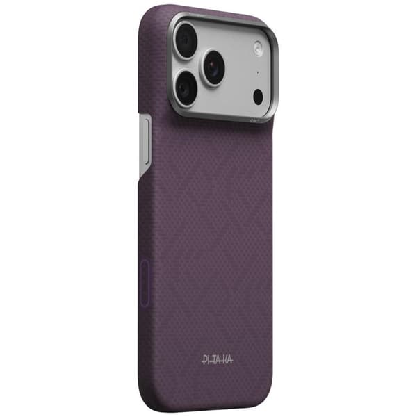 PITAKA Mobilskal För iPhone 18 Pro Max/17 Pro Max Magsafe Edge PTK - Lila