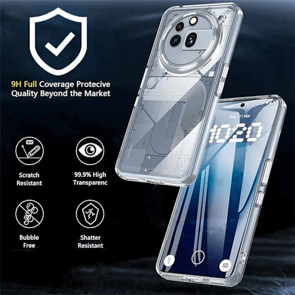 Mobilskal till Nothing Phone (3a) Pro TPU Shockproof - Clear