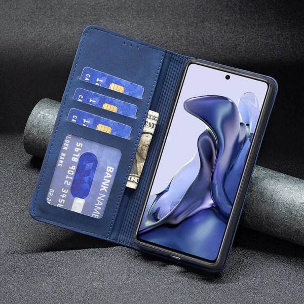 BINFEN COLOR Xiaomi 11T/11T Pro Wallet Case - Blå