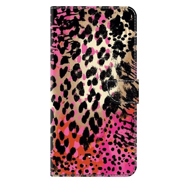 Galaxy A17 5G Plånboksfodral Pattern Printing - Svart/Röd Spots Svart