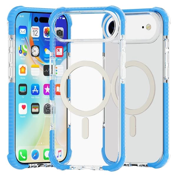Mobilskal till iPhone Air MagSafe Förstärkta Hörn Acrylic - Blå Blå