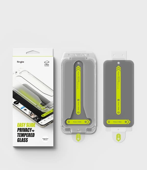 [2-Pack] Ringke Google Pixel 9/10/11 Pro XL Skärmskydd Härdat Glas Privacy