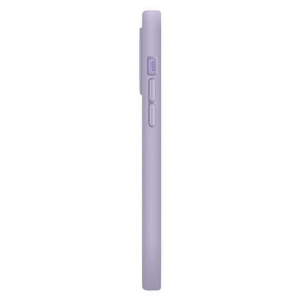 Uniq iPhone 14 Plus Mobiskal Lino - Lilac Svart