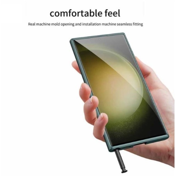 GKK Galaxy S23 Ultra Mobiltaske Magsafe Ultra Thin - Grøn