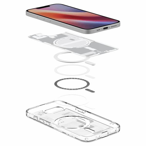 Spigen Mobilskal till iPhone 16e Magsafe Ultra Hybrid - Zero One Vit Vit