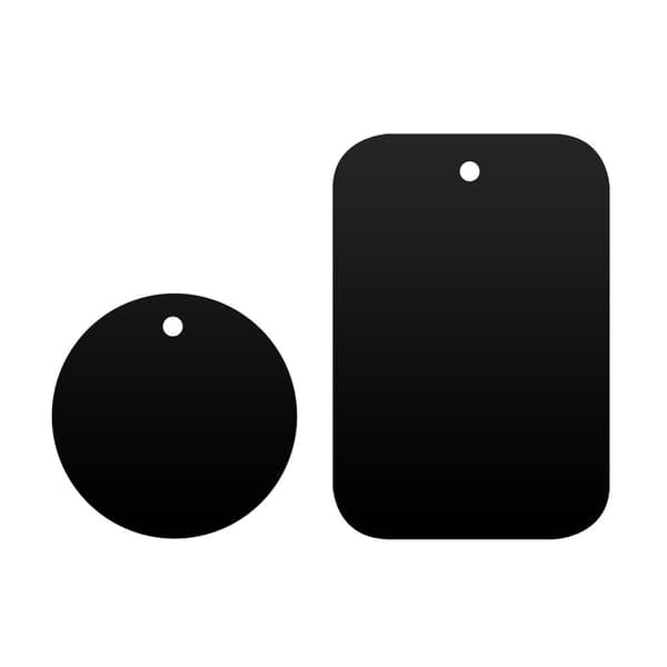 Badge til magnet Mobiltelefonholder Sort Black