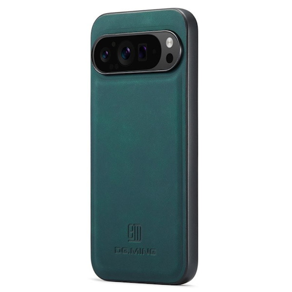 DG.MING Mobilskal till Google Pixel 9 Pro XL PU Läder Grön