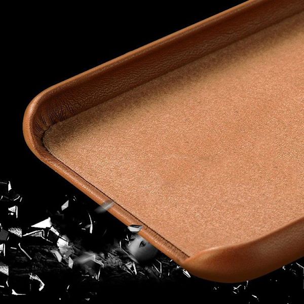Eco Läder Skal iPhone 12 Pro Max - Svart Svart