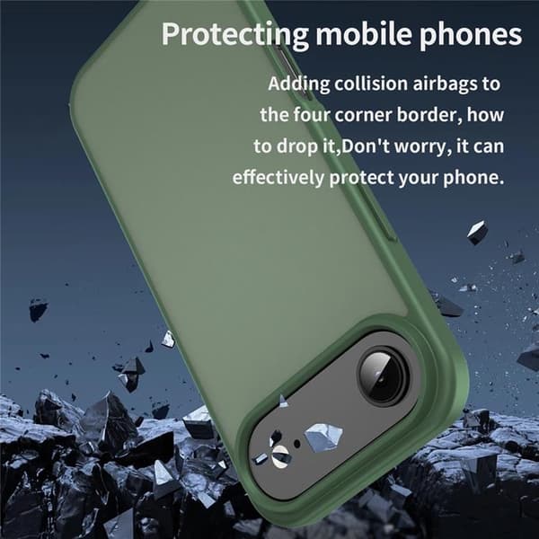 Mobilskal till iPhone Air Skin Touch Matte - Olivgrön Grön