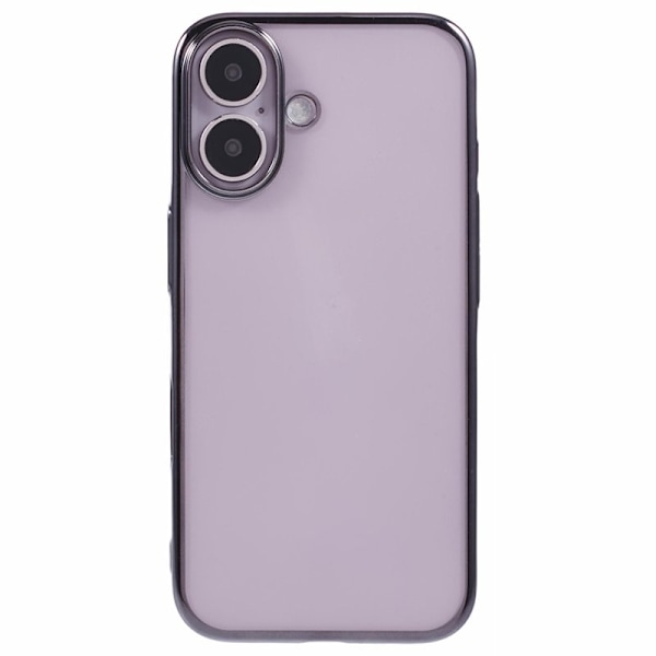 X-LEVEL Mobilskal till iPhone 16 Hård PC Transparent Stöttålig Grå