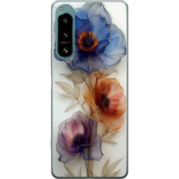 Mobilskal till Sony Xperia 5 IV med Silkesblommor