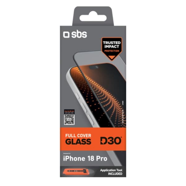 SBS Härdat Glas Skärmskydd För iPhone 18 Pro/iPhone 17 Pro D30