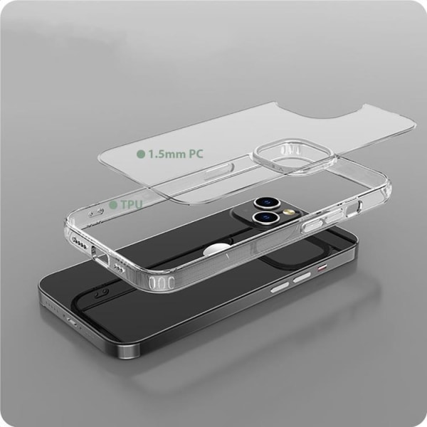 Tech-Protect iPhone 15 Pro Mobilskal Flexair Hybrid