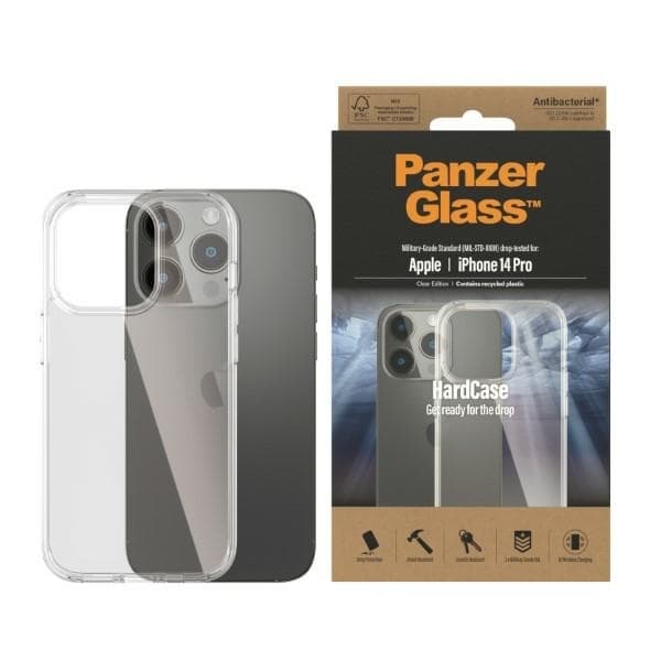 PanzerGlass Mobilskal till iPhone 14 Pro Military Grade