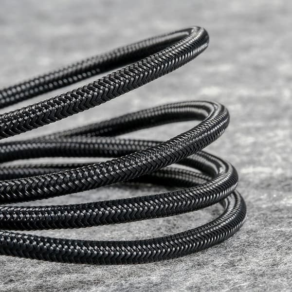 BASEUS 4in1 USB-A till lightning 3xUSB-C kabel 1.2m - Svart Black