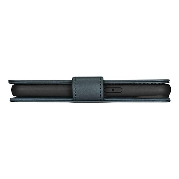 iCarer iPhone 14 Plus Plånboksfodral 2in1 Äkta Läder Anti-RFID - Blå Blå