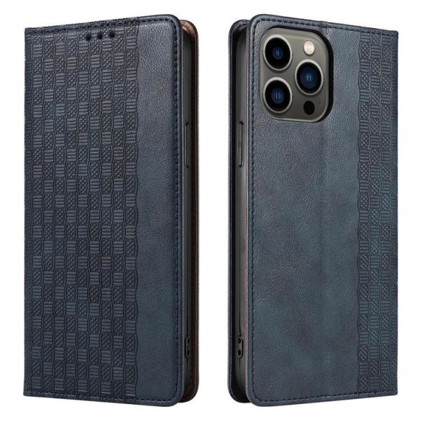 Galaxy S23 Plus Wallet Case Magnet Strap - Blå