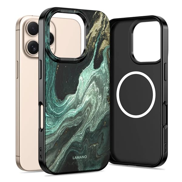 Tech-Protect Mobilskal till iPhone 16 Pro Max Magsafe Lamano - Verde Aura Grön