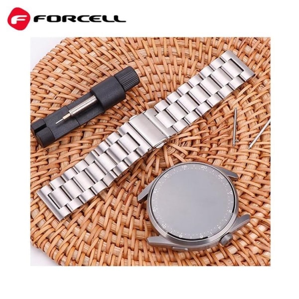 Forcell Galaxy Watch Armband (20mm) FS06 - Silver
