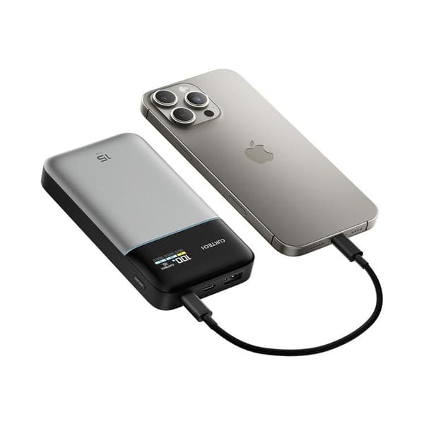 Cuktech Powerbank 15000 mAh 100W PB150S - Grå