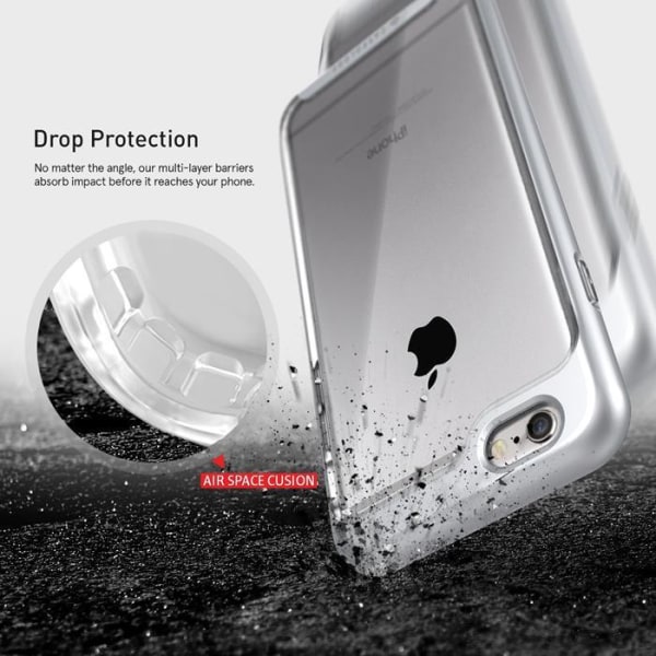 Caseology SkyFall Skal till Apple iPhone 6(S) Plus  - Silver Silver