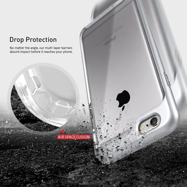 Caseology SkyFall Taske Cover til Apple iPhone 6 (S) Plus - Sølv Silver