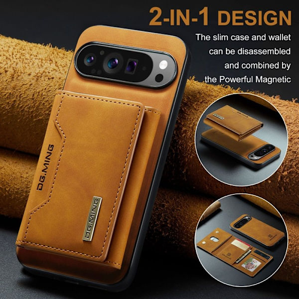 DG.MING M2 Series Mobilskal till Google Pixel 9 Pro XL - Brun