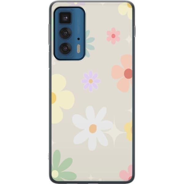 Mobilskal till Motorola Edge 20 Pro med fejdande blommor
